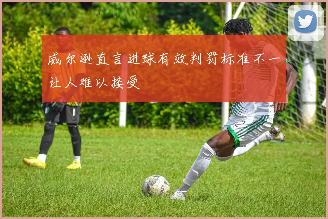 威尔逊直言进球有效判罚标准不一让人难以接受